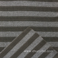2022 high quality wholesale Stripe Pattern 2x2 Rib Knitted Fabric Polyester Cotton Spandex Mixed Fabrics For clothing